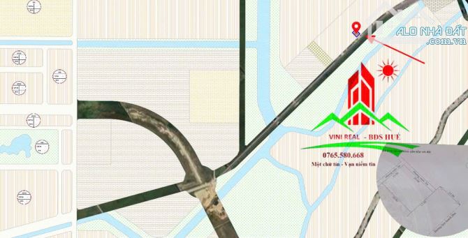 🔥 Đất Biệt Thự gần Ngã 4 Tố Hữu đường hiện trạng 2m với 3 mặt thoáng giá chỉ 2x  🔥