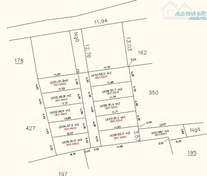 Bán Đất Trung Tâm xã hợp Thanh Mỹ Đức.DT_51m2 ,Tiền hậu trên 4m,oto ngủ tại đất.