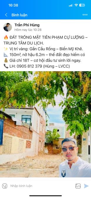 🔥 ĐẤT TRỐNG MẶT TIỀN PHẠM CỰ LƯỢNG – TRUNG TÂM DU LỊCH.