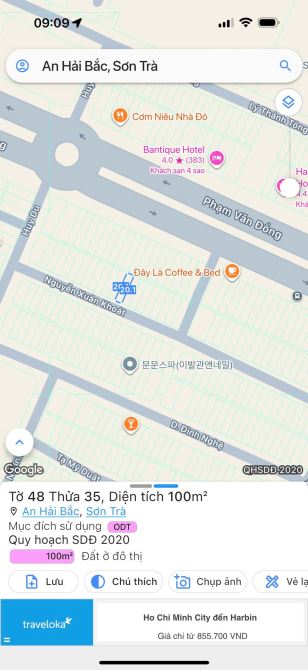 BÁN ĐẤT MẶT TIỀN NGUYỄN XUÂN KHOÁT, GẦN PHẠM VĂN ĐỒNG SÁT BIỂN