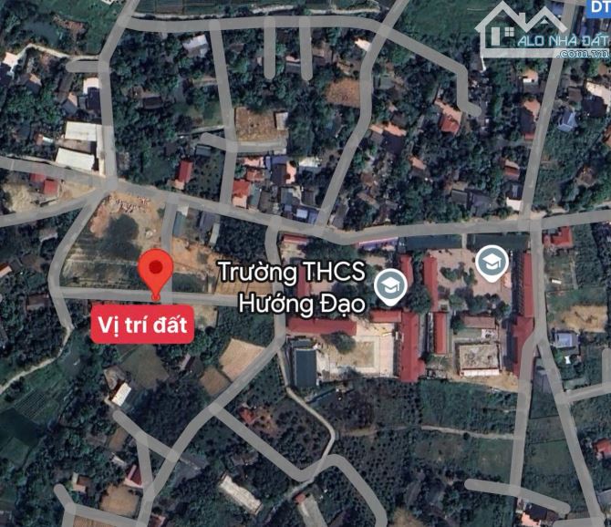 🌹BÁN LÔ ĐẤT 2 MẶT TIỀN SÁT TRƯỜNG CẤP 1,2 HƯỚNG ĐẠO, Duy nhất 1 lô đất kinh doanh 100m2
