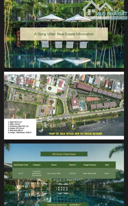 Bán Resort 5 Sao Hội An – đất lâu dài hiếm, doanh thu 80 tỷ/năm, pháp lý chuẩn lâu dài