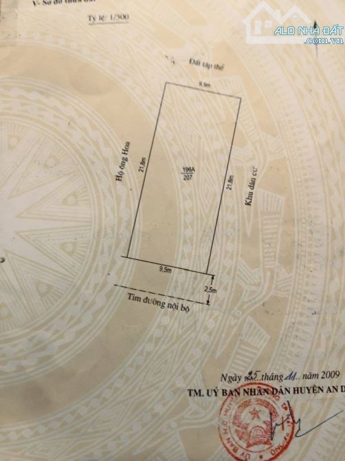Bán đất 207m2 tại Vĩnh Khê, An Đồng, An Dương giá 7,452 tỷ