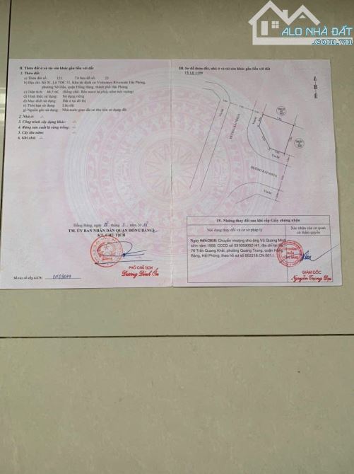 Bán đất tdc Xi Măng, Hồng Bàng lô góc chỉ hơn 3 tỷ.