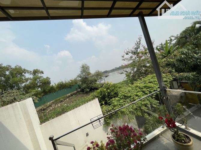 Biệt Thự mặt tiền Sông 314m2 đường Trúc Đường khu Làng Báo Chí - Thảo ĐIền -giá 58ty