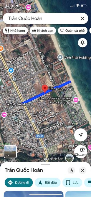 ⚡ BÁN CẶP ĐẤT MẶT TIỀN TRẦN QUỐC HOÀN – HÒA HẢI, NGŨ HÀNH SƠN , dt: 225m2, giá 31 tỷ