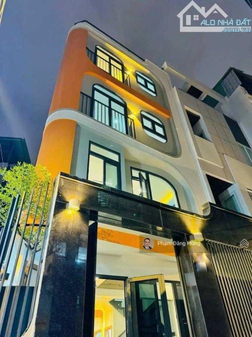 Đẹp Nhất Khu Vực HXH 6m Nguyễn Cửu Vân - Ngang 7m x Dài 13m, Kc: 4 Tầng vào ở ngay