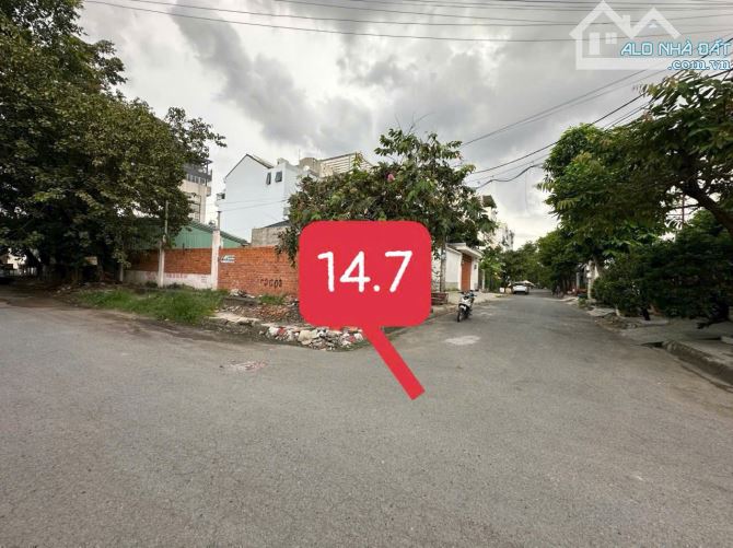 14.7 TỶ- HẠ GIÁ BÁN , LÔ ĐẤT GÓC 2MT ĐƯỜNG SỐ 6, khu bên sông , hiệp bình chánh ,thủ đức