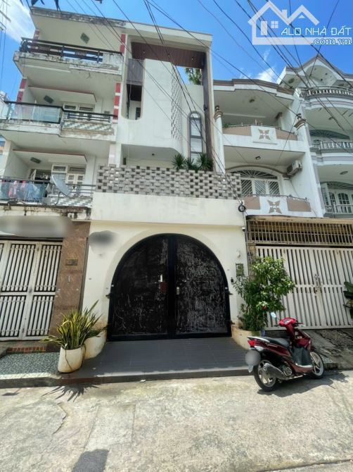 Bán nhà 4 tầng 76m2 hẻm 6m thông Phan Huy Ích gần Emart2, 9 tỷ 900.