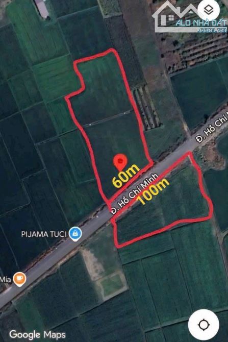 Bán đất 2 mặt tiền đường Hồ Chí Minh thị xã Trảng Bàng Tây Ninh, DT: 9400m2.