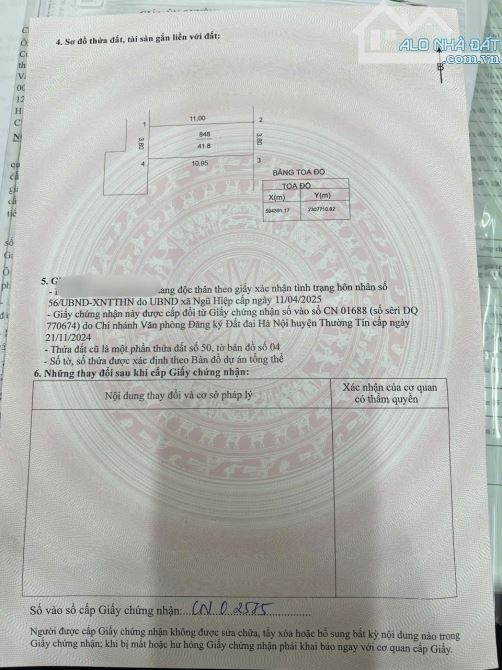 📣📣📣Chính chủ gửi bán mảnh đất siêu đẹp tại Phú Mỹ, Thư Phú, Thường Tín  💲Giá nhỉnh 2tỷ