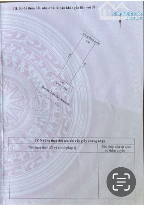 BÁN ĐẤT LÔ GÓC 2 MT ĐƯỜNG TRẦN QUÝ KHOÁCH-HOÀ MINH - 1