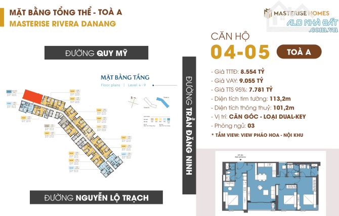 💎 CĂN HỘ GÓC DUAL/KEY VIEW PHÁO HOA - NỘI KHU SIÊU VIP TẠI MASTERISE RIVERA ĐÀ NẴNG 💎 - 1