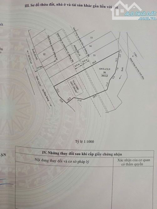 Cần Bán 3 Sào Đất (24m Giá 2tỷ4) Mặt Tiền QL27 – Thôn Tân Mỹ, Xã Mỹ Sơn, Huyện Ninh Sơn, - 1