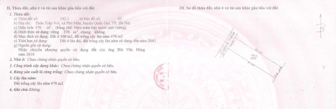 RẺ NHẤT THỊ TRƯỜNG ! CHÍNH CHỦ CẦN BÁN GẤP lÔ ĐẤT 570M TRỤC CHÍNH PHÚ MÃN- Ô TÔ VÀO TẬN NƠ - 1