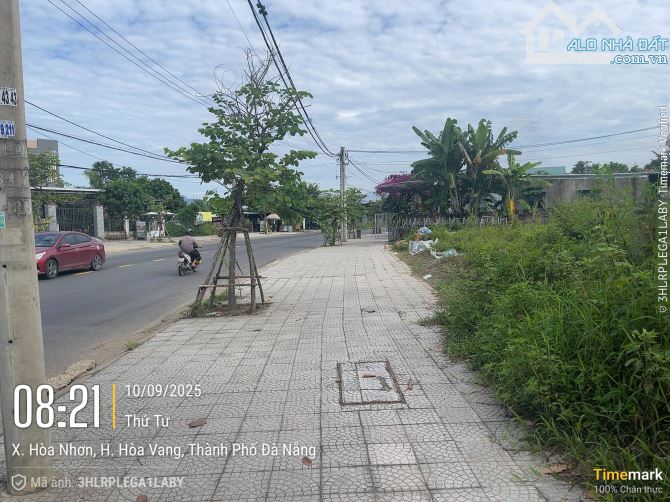 BÁN LÔ ĐÁT ĐẸP 1000m2(22x47) MẶT TIỀN Đ. ĐH2 XÃ BÀ NÀ( Hoà Nhơn)- ĐÀ  NẴNG - 1
