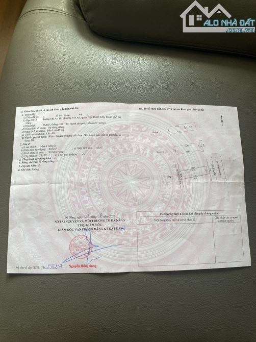 Bán nhà 4 tầng MT đường MỸ AN 16 - Gần Điểm bắn Pháo Hoa mới , Gía 11ty5 thương lượng - 1