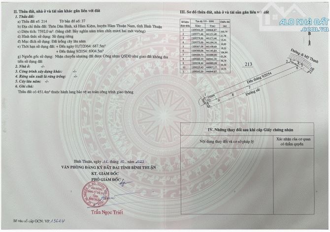 BÁN ĐẤT ĐẸP MẶT TIỀN ĐƯỜNG NHỰA - ĐƯỜNG DẪN HÀM KIỆM - TIẾN THÀNH - 1