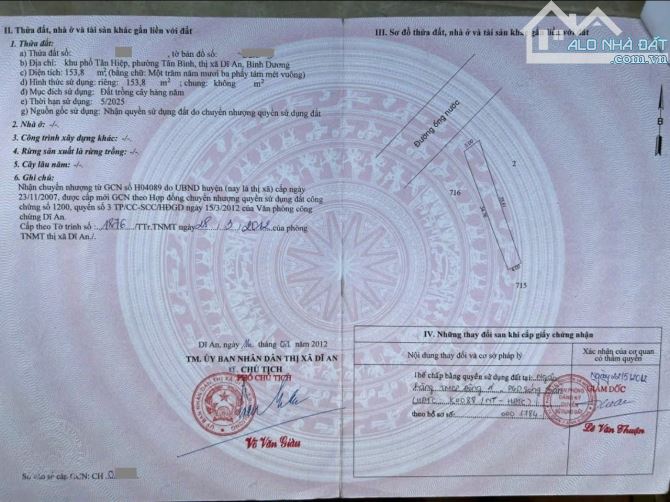 Bán dãy trọ 10x35m, mặt tiền Ống Nước p. Tân Bình gần chợ Phú An - 1