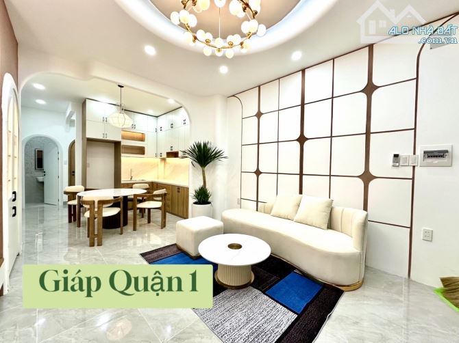 🌈🏡GIÁP Q1 XÂY MỚI 100% HẺM XE HƠI 5 TẦNG FULL NỘI THẤT CAO CẤP HƠN 8Tỷ - 1