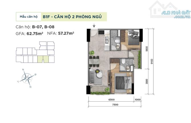 Căn hộ ven sông-Thanh toán 580tr nhận nhà-Khải Hoàn Prime - 14