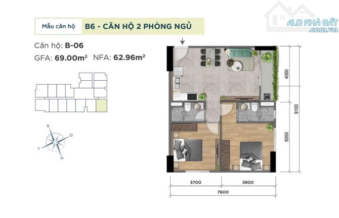 Căn hộ ven sông-Thanh toán 580tr nhận nhà-Khải Hoàn Prime - 15