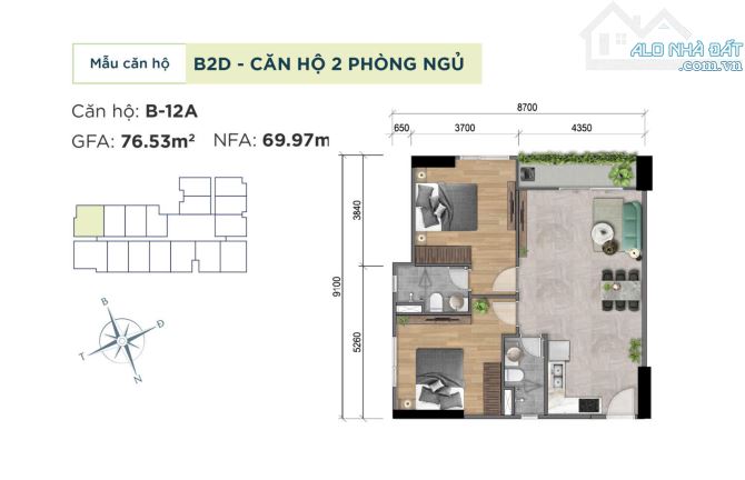 Căn hộ ven sông-Thanh toán 580tr nhận nhà-Khải Hoàn Prime - 16