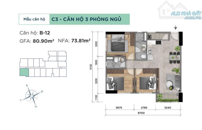 Căn hộ ven sông-Thanh toán 580tr nhận nhà-Khải Hoàn Prime - 17
