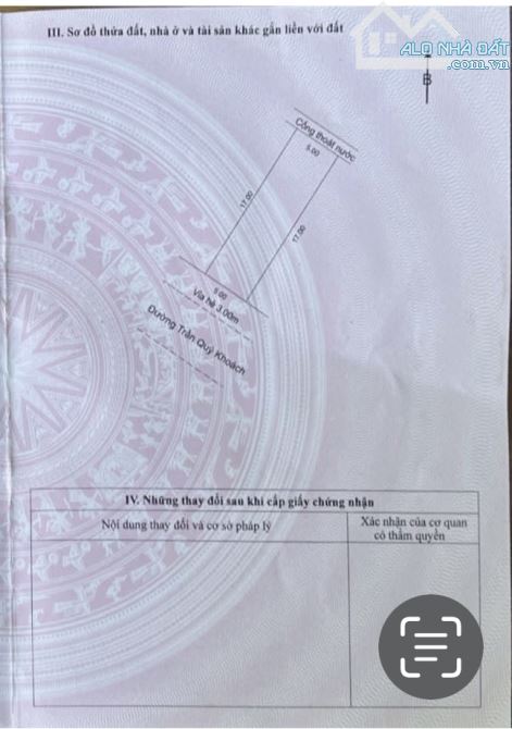 BÁN ĐẤT LÔ GÓC 2 MT ĐƯỜNG TRẦN QUÝ KHOÁCH-HOÀ MINH - 2