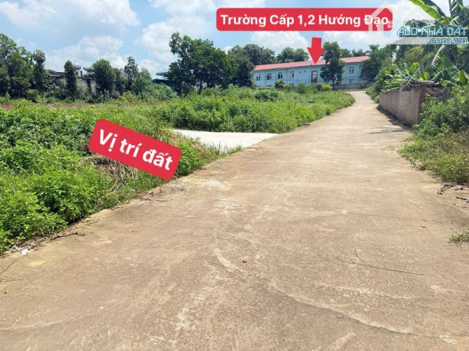 🌹BÁN LÔ ĐẤT 2 MẶT TIỀN SÁT TRƯỜNG CẤP 1,2 HƯỚNG ĐẠO, Duy nhất 1 lô đất kinh doanh 100m2 - 2