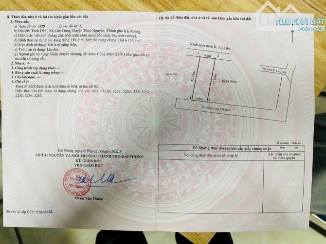 🎯 BÁN LÔ ĐẤT LÂM ĐỘNG CŨ – 60M² – NGÕ Ô TÔ – GẦN ĐƯỜNG 203 🆘 ▪️ Vị trí đẹp - Giá cực mềm - 2