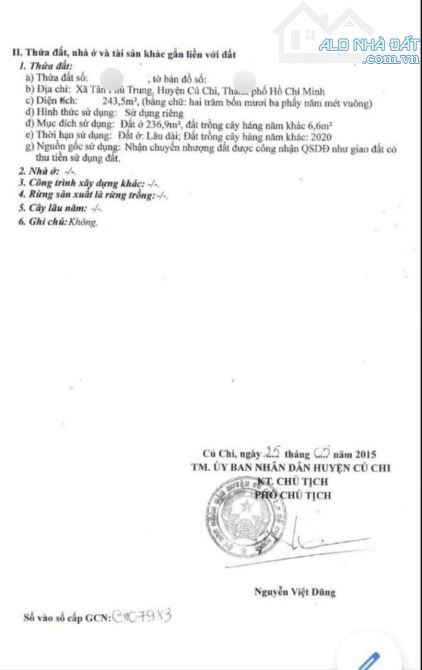 Cần bán Nhanh Dãy Trọ ở Hồ Văn Tắng Tân Phú Trung 990triệu Sổ hồng riêng Sẵn 243m2 bao phí - 2