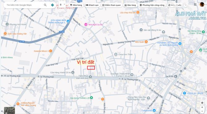 Bán nhà cấp 4 (5x20m), hẻm Lý Thường Kiệt p. Dĩ An gần ngã 3 Ông Xã - 2