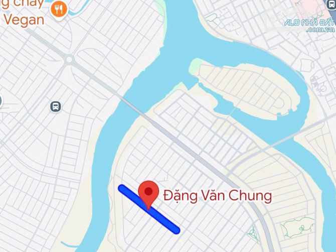 Bán lô góc 2 mặt tiền 140m2 Đặng Văn Chung NAM HÒA XUÂN gần cầu Trung Lương - 2