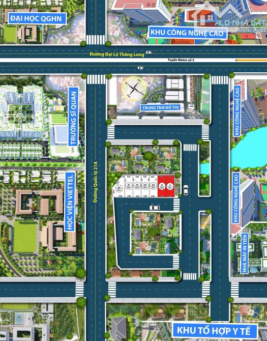 Bán đất Hoà lạc nguồn FO. Phú cát 102m. Cách nhà máy in tiền 450m giá tốt. - 2