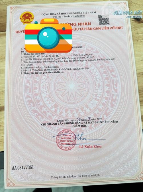 Bán đất Khánh Đông - Khánh Vĩnh giá rẻ ngay cạnh bên trường tiểu học - 2