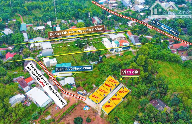 Bán đất 100m2 Kiệt ôtô Vũ Ngọc Phan, cạnh trục đường vành đai 3 nối về Cầu Nguyễn Hoàng - 3