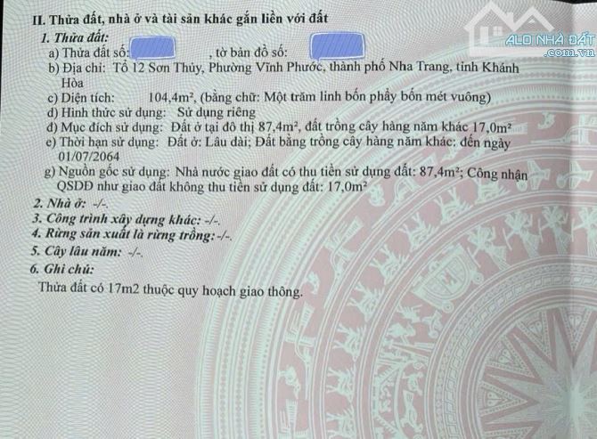 ĐẤT MẶT TIỀN NGÔ ĐẾN, 104M2, NGANG 6,12M, ĐƯỜNG 10M, GIÁ SIÊU TỐT 2,9 TỶ - 3