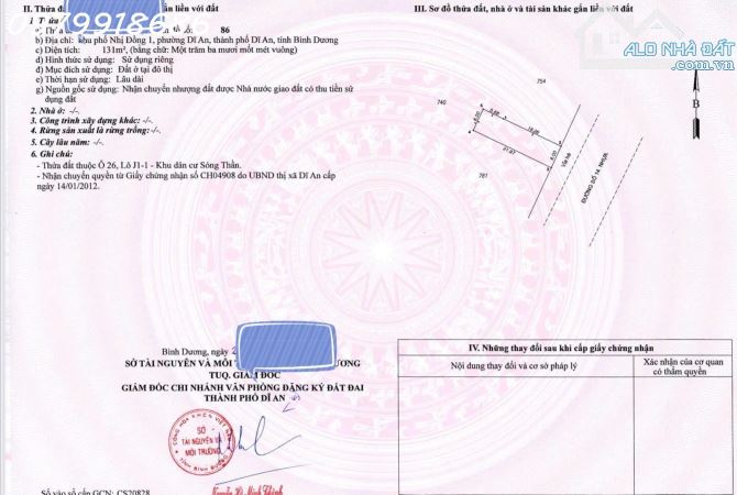 Cần bán nhà mặt tiền Khu Phố Nhị Đồng 1, Tp. Dĩ An, DT 240m2, giá 22 tỷ - 3