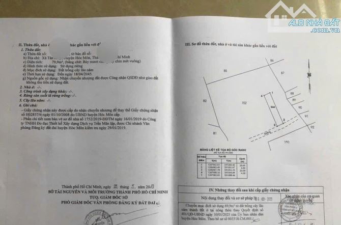 Kèo Thơm! bán nhanh cănnhà ở Tân Hiệp 6 Hóc Môn 79m2 Sổ Hồng riêng 680triệu Bao phí thuế - 3