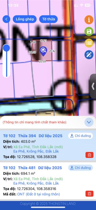 Cần bán 1,1 sào đất thổ cư cách ql26 chỉ 150m . Hai mặt tiền trước và sau . - 3