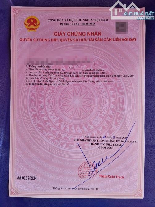 Bán Đất Khu Dân Cư Hòn Thơm – Vĩnh Ngọc – Tây Nha Trang - 4
