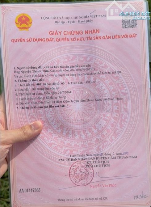 Chỉ 270 triệu Đất đẹp giá rẻ, pháp lý rõ ràng, anh chị tham khảo ngay ạ - 5