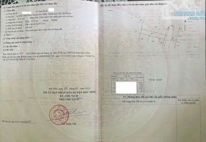 Dọn đi nơi khác bán nhà ở Thới Tam Thôn Hóc Môn 4x21 ( 87m2 ) 870 TRIỆU Sổ hồng đầy đủ - 5