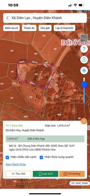CHỈ CÒN ĐÚNG 1 LÔ DUY NHẤT GIÁ CỰC KÌ RẺ 📌SAU SÁT NHẬP - DIÊN LẠC - DIÊN KHÁNH - 6