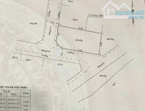 BÁN ĐẤT LÔ GÓC BIỆT THỰ KDC TÂN QUY ĐÔNG P. TÂN PHONG QUẬN 7. DT 12X24 GIÁ 47 TỶ TL - 6