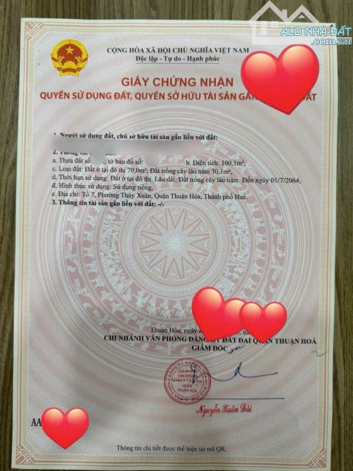 Bán đất 100m2 Kiệt ôtô Vũ Ngọc Phan, cạnh trục đường vành đai 3 nối về Cầu Nguyễn Hoàng - 7