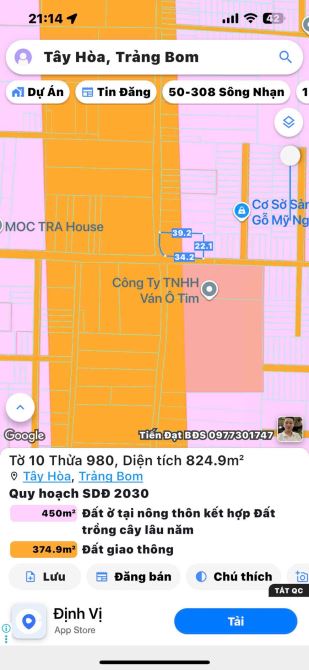 Bán đất Tây Hòa Trảng Bom Đồng Nai giá từ 10 triệu/m² có bán lẻ - 7
