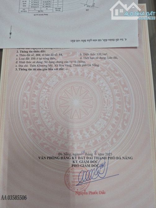📌📌📌LÀM VIỆC TRỰC TIẾP GIÁ TỐT !!! cần bán 2 lô đất thôn Khương Mỹ, xãHòa Phong, - 7