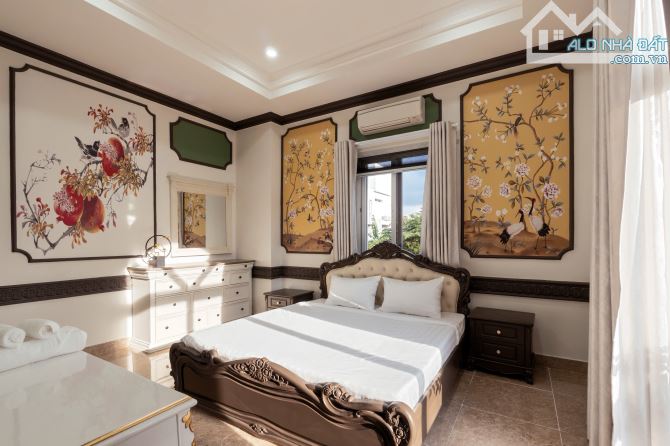 Cho thuê Lâu Đài 3 MT đường Thân Văn Nhiếp, 10PN, full nội thất, giá 9.000$ - 8